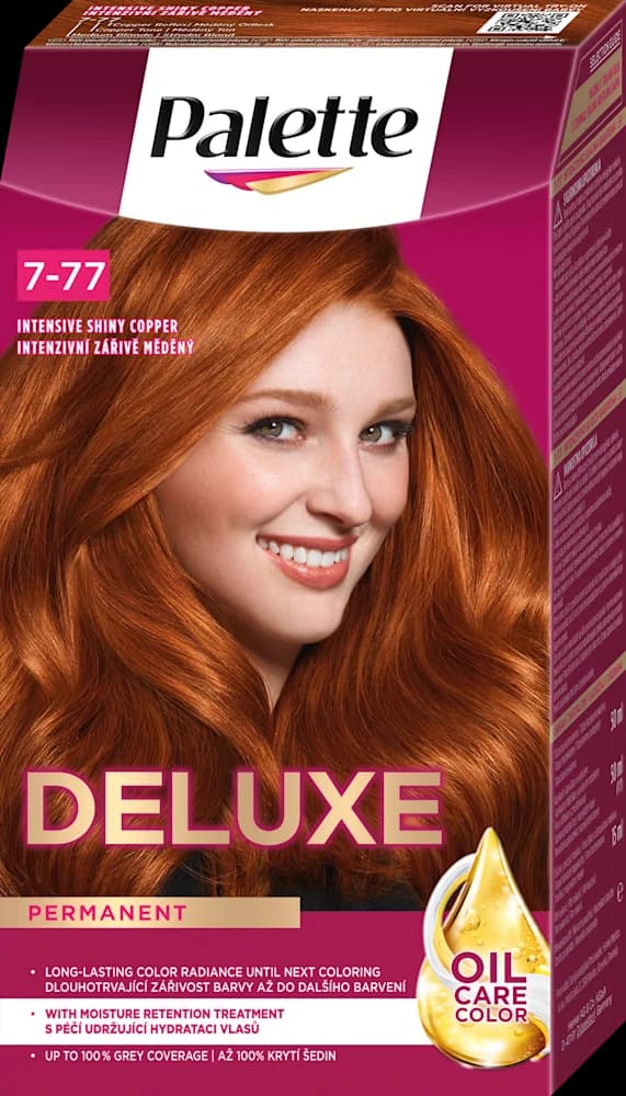 Boja za kosu Palette Deluxe 562 Intenzivna Svjetlucava Bakrena