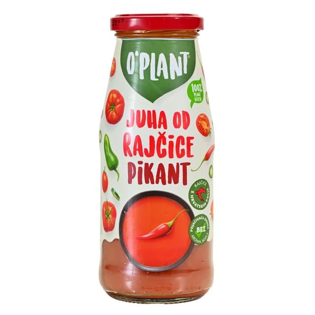 JUHA RAJČICA PIKANT 420 g O'PLANT