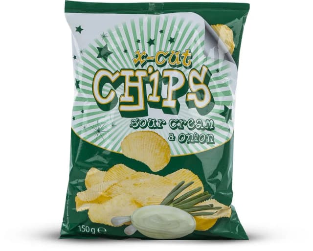 REBRASTI ČIPS VRHNJE I LUK 150g