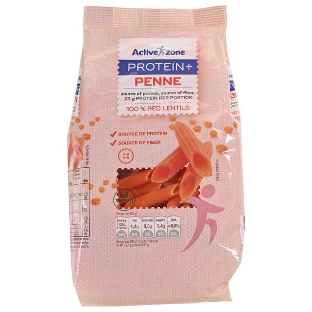 TJESTENINA PENNE CRVENA LEĆA BG 250 g ACTIVE ZONE
