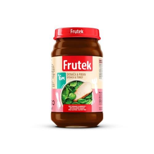 Kašica Frutek Špinat Puretina