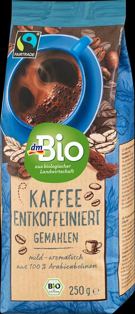 dmBio kava bez kofeina mljev.250g