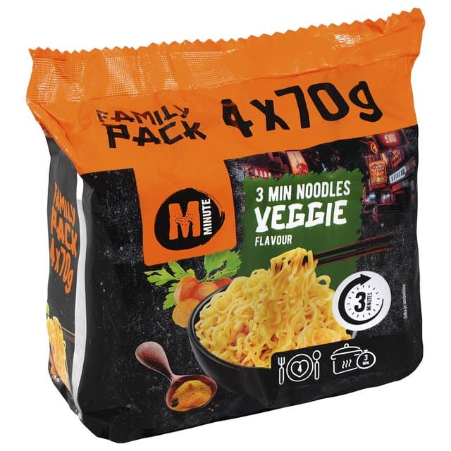 JUHA POV NOODLES MINUTE 4X70g