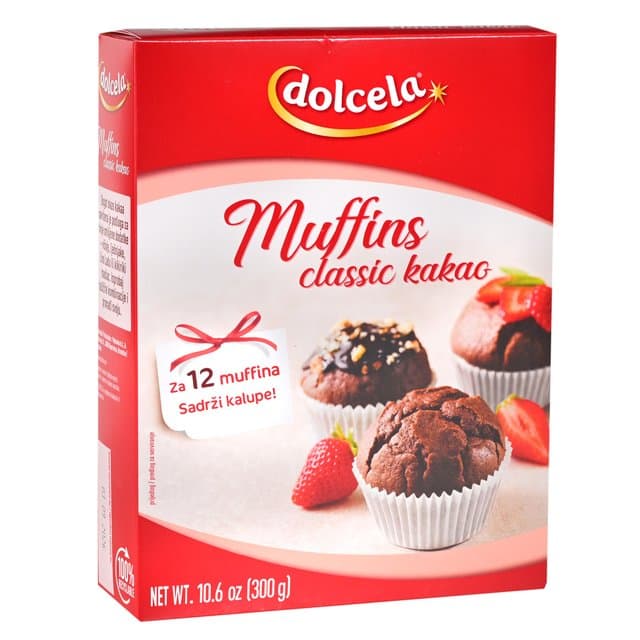 MUFFINS CLASSIC KAKAO 300 g DOLCELA