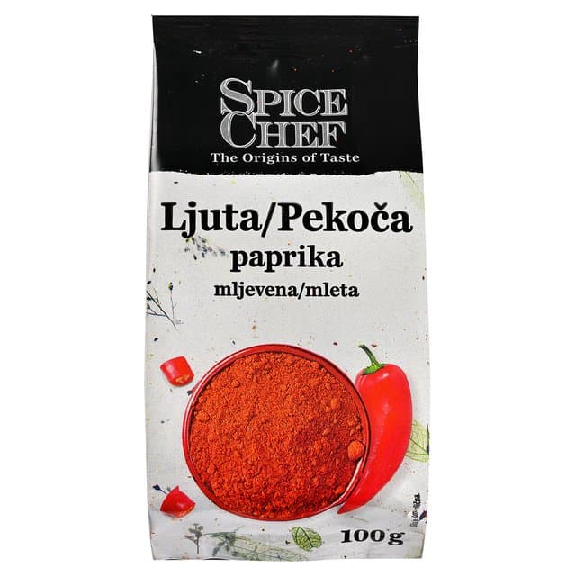 PAPRIKA MLJEV LJUTA 100 g SPICE CHEF