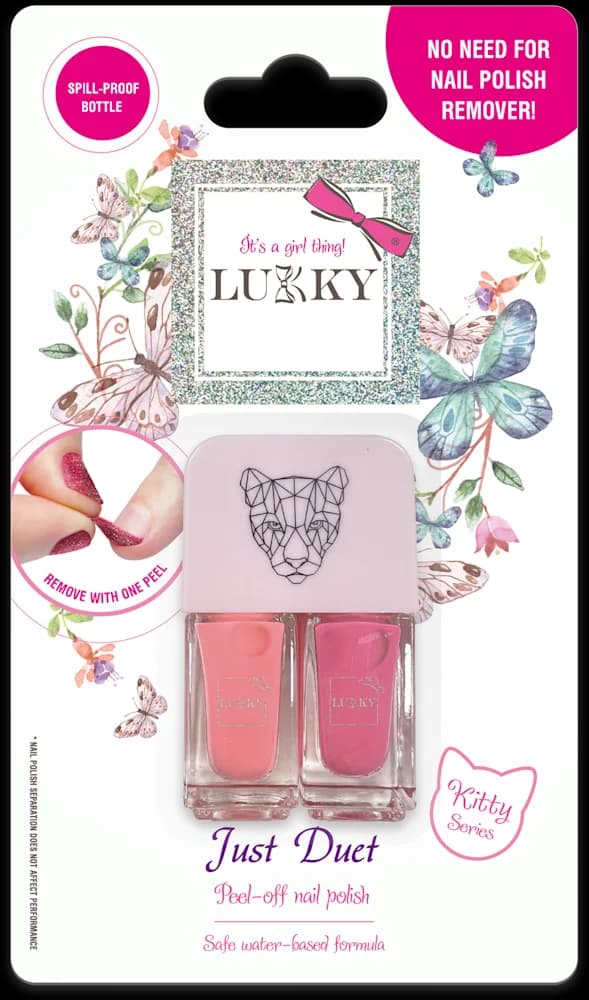 Lukky lak za nokte 2u1 peel-off T25869