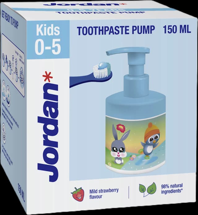 Jordan zub.pasta s pump.Kids 0-5 150 ml