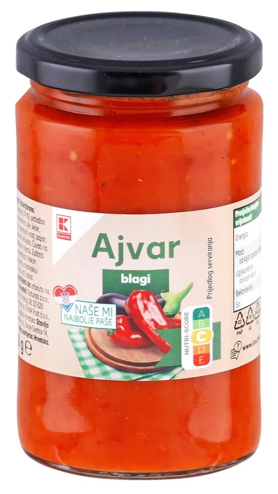 KLC.NMNP Ajvar blagi 350 g