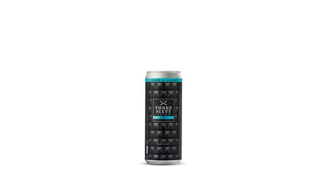 VODKA THREE SIXTY RTD LEMON 10% 0,33 L