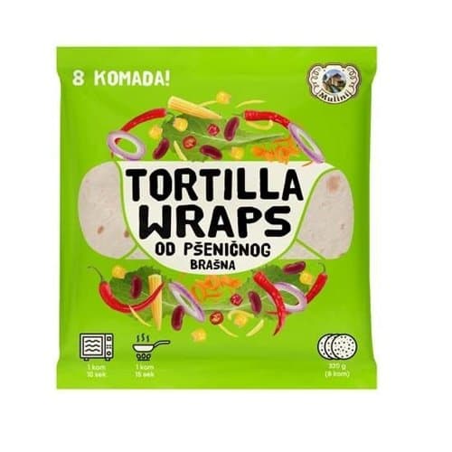 TORTILJ.320 G 8 KOM MULINI