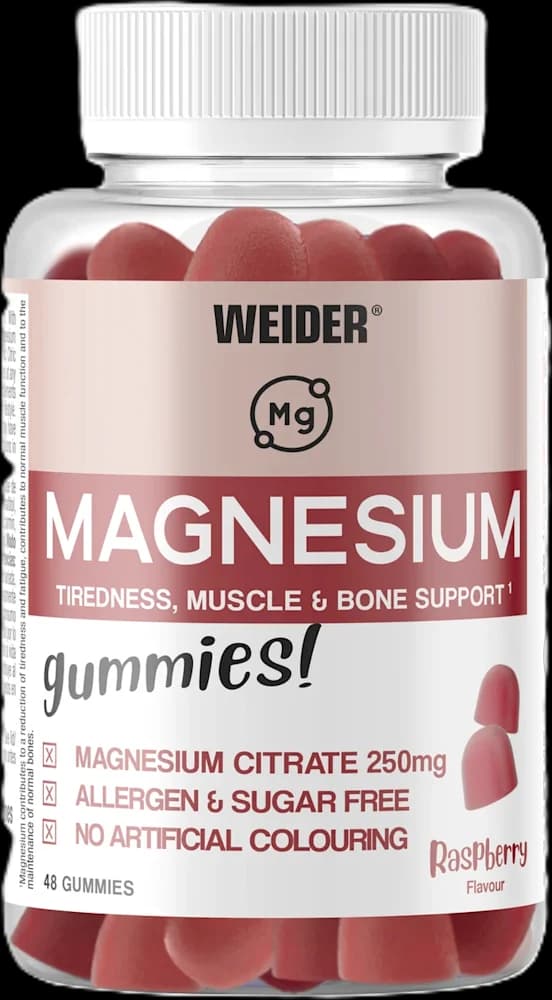 Weider Mg gum. bomb. okus malina 48 kom.