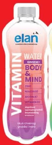 VITAMINSKA VODA GINSENG 0,55 L ELAN