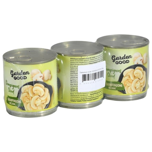 ŠAMPINJONI GARDEN GOOD 3X190G/3X115g