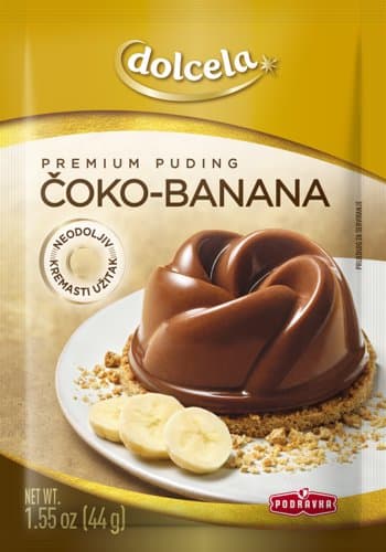 Puding premium čoko-banana