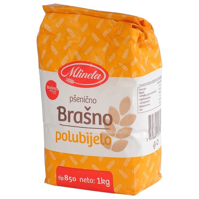 BRAŠNO POLUBIJELO T-850 1kg MLINETA