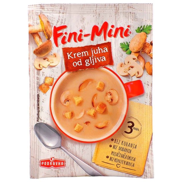 Juha Fini Mini Krem od Gljiva
