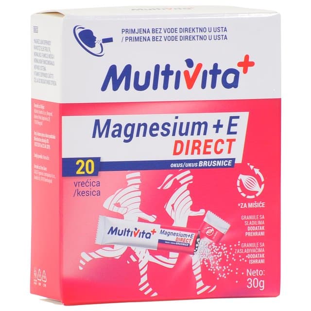 Multivita Direct Magnezij + Vitamin E