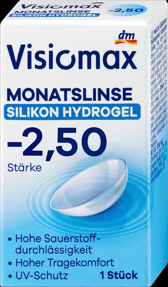 VISIOMAX sil. hidr.mj.leće -2,50 1 kom.