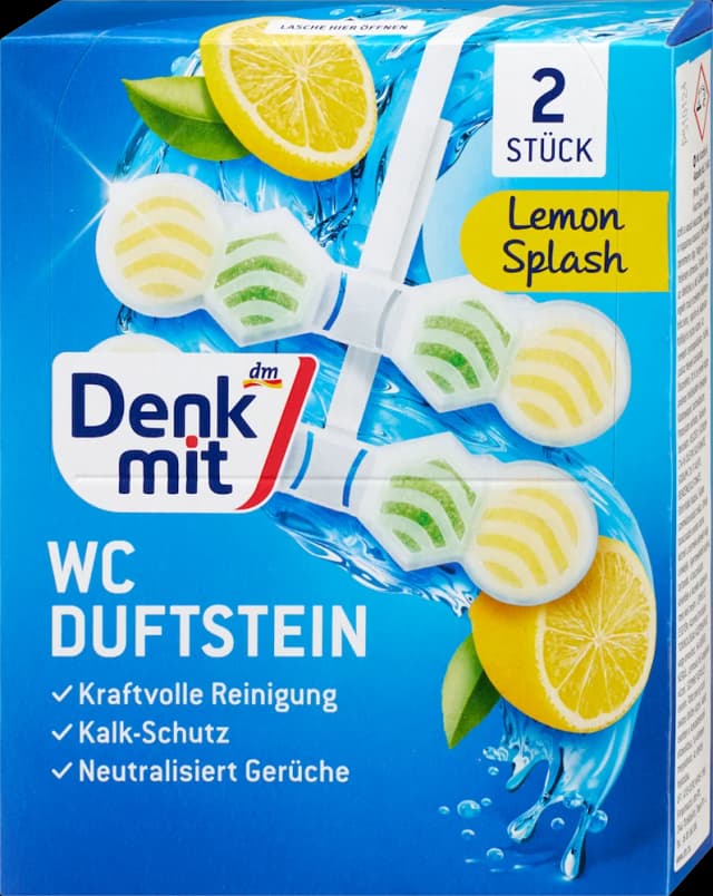 Denkmit kruti WC uložak Lemon 2x48 g