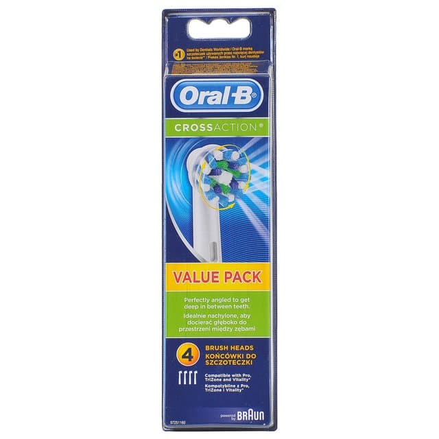 GLAVA ZAMJ ORAL B ZA EL ČETK CROSSAC 4 KOM