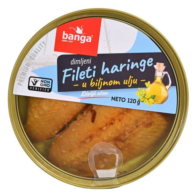 HARINGA DIMLJENA 120g/72 g BANGA