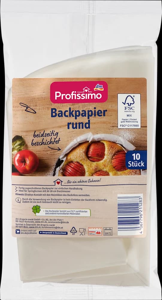 Profissimo okr. papir za peč. 10 kom. T