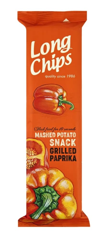 Čips long paprika grill 70 g