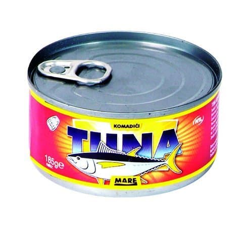 TUNA KOMADIĆI U ULJU 185 g (ocijeđena masa 130 g) MARE
