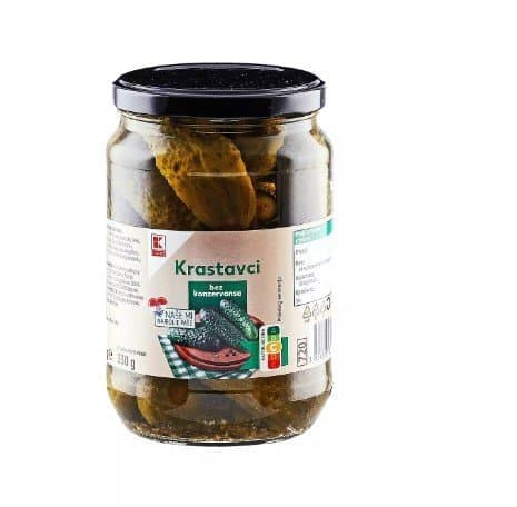 KLC.NMNP. Krastavac II kl 670 g/330 g