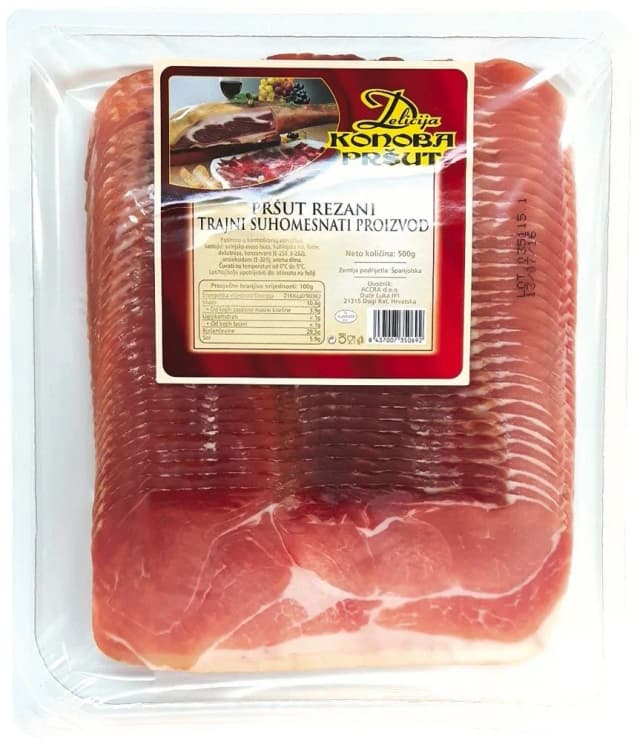 500G DELICIJA PRŠUT NAREZAK