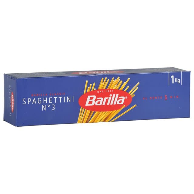 Tjestenina Barilla Spaghettini N°3