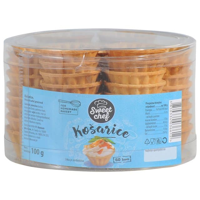 KOŠARICE 100g SWEET CHEF