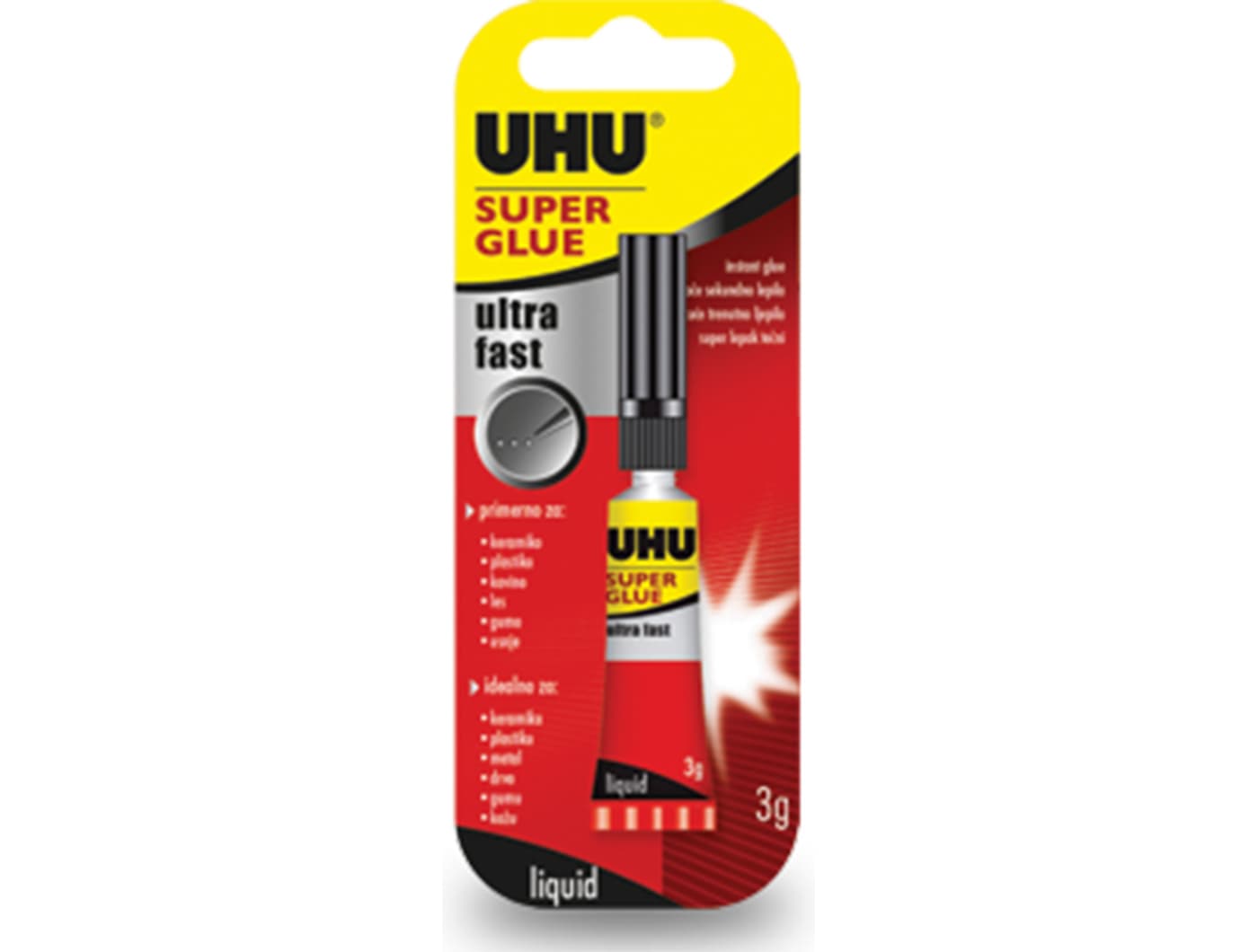 LJEPILO UHU CIJANO. JUMBO 3ml