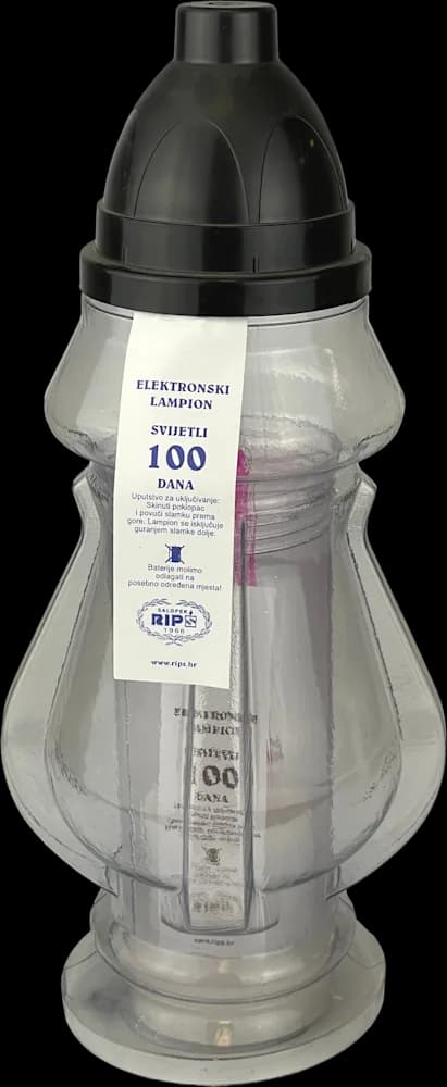 Lampion fenjer elektronski bijeli