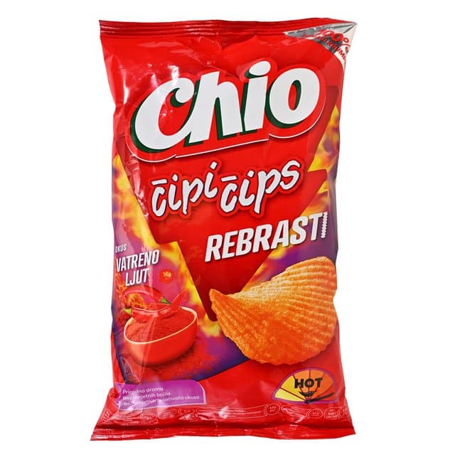 ČIPS CHIO ČČ REBR VATREN LJUT 120 g