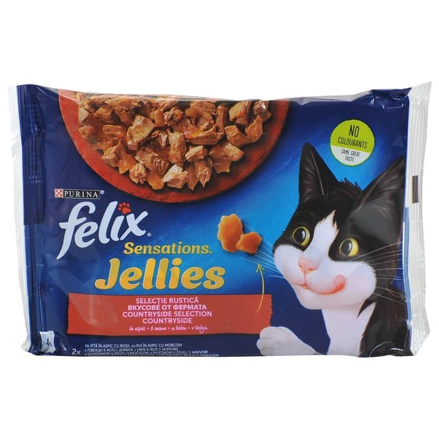 Felix Sensations Govedina i Piletina 4x85g