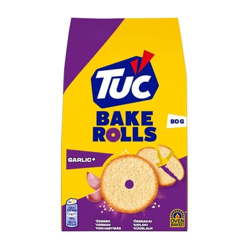 BRUSCHETTE BAKE ROLLS SALT 80 g TUC