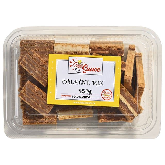 KOLAČ OBLATNE MIX 450g SUNCE