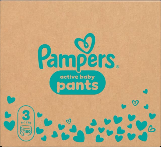 Pampers AB gać. mj. pak. 3 180 kom. OS