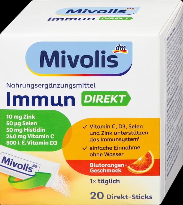 Mivolis direkt štapići za imun. 20 kom.