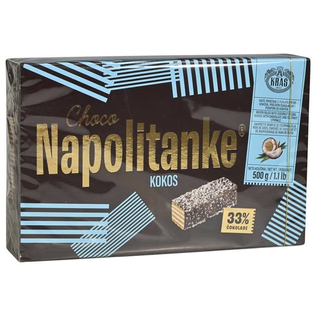 Napolitanke Čokolada Kokos