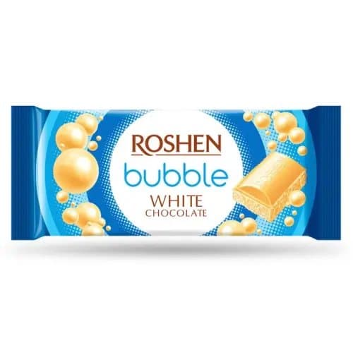 Roshen Bijela čokolada s mjehurićima