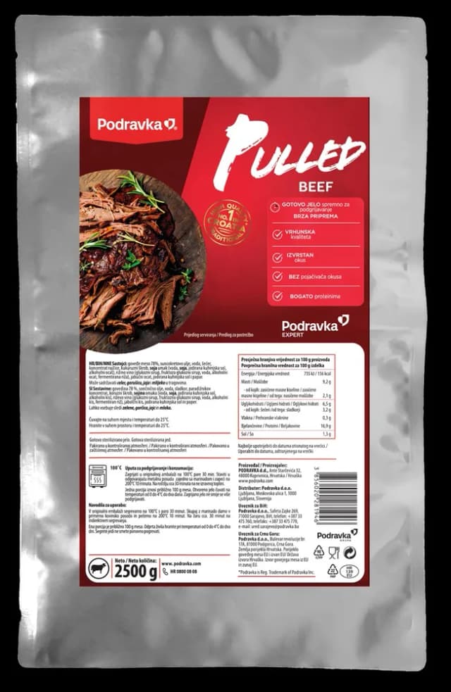 2,5KG PODRAVKA PULLED BEEF