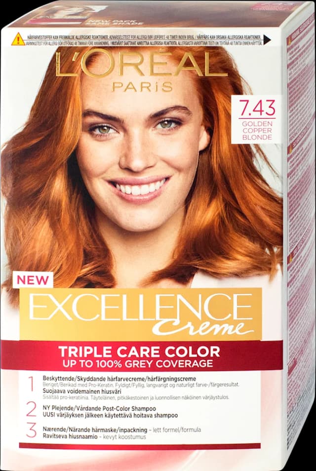 Excellence Boja za kosu 7.43 bakreno plava