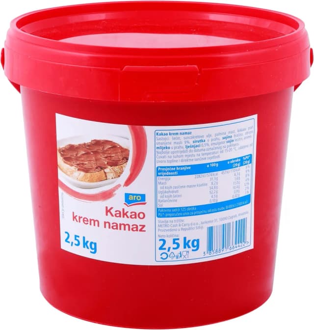 2.5KG ARO KAKAO KREM NAMAZ