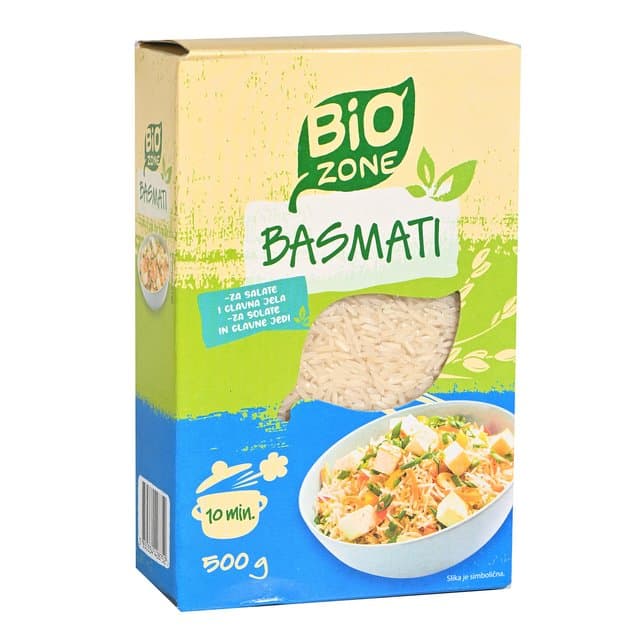 RIŽA BASMATI BIO ZONE 500 g