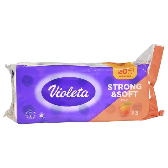 VIOLETA VIOLETA Toaletni papir premium breskva 20/1