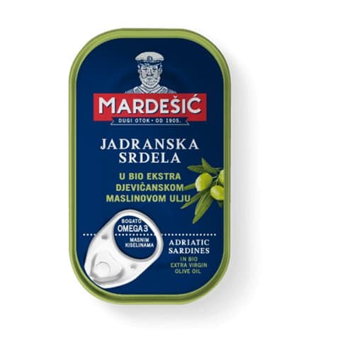 JADRANSKA SRDELA U EKSTRA DJEV. MASLINOVOM ULJU 100 G BARBA