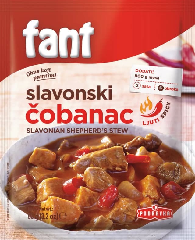 Fant za slavonski čobanac ljuti
