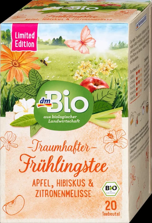 dmBio voćni proljetni čaj 20x2 g = 40 g